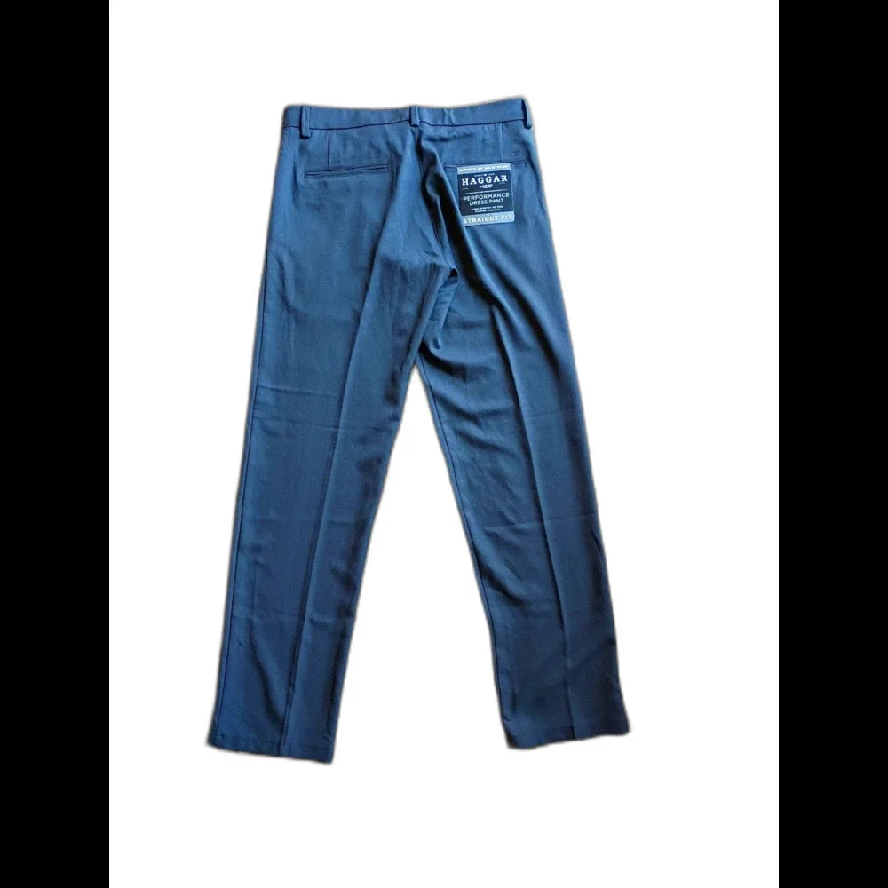 Haggar H26 Performance Dress Pants 32x32 Straight Fit Super Flex